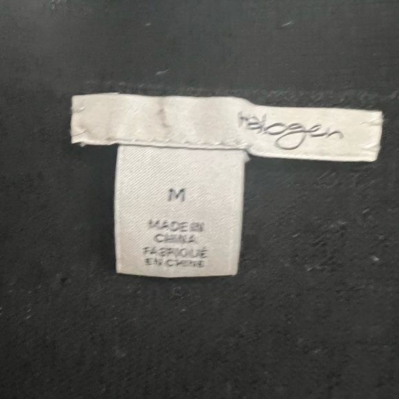 Halogen Black Cardigan Sweater Zip Up Sides - Medium - Picture 5 of 6